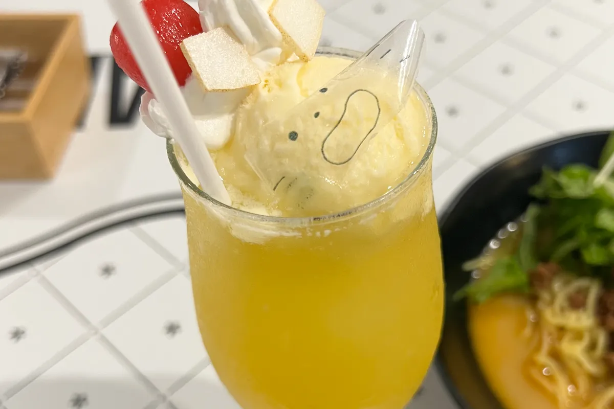 あわててるねこさんのオレンジジュース